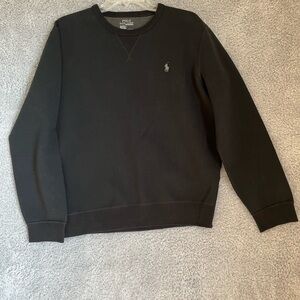 Polo by Ralph Lauren Men's Classic Black Crewneck Sweater